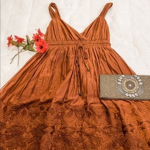 NWT Banana Republic Rust Colour Dress